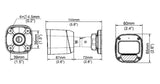 UNIARCH IP κάμερα IPC-B125-APF28, 2.8mm, 5MP, IP67, PoE, IR έως 30m