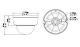 UNIARCH IP κάμερα IPC-D122-PF28, 2.8mm, 2MP, IP67/IK10, PoE, IR έως 30m