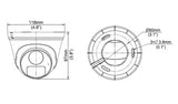 UNIARCH IP κάμερα IPC-T122-APF28, 2.8mm, 2MP, IP67, PoE, IR έως 30m