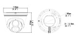 UNIARCH IP κάμερα IPC-T213-APF28W, 2.8mm 3MP, IP67, PoE, LED, SD, IR 30m