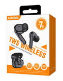 KAKUSIGA earphones με θήκη φόρτισης KSC-1116, True Wireless, 13mm, 40/320mAh, μαύρα