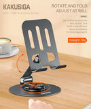 KAKUSIGA επιτραπέζια βάση smartphone KSC-1598, foldable, μαύρη