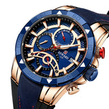 Reward RD83013 Ανδρικό Ρολόι με Καστόρ Καουτσούκ Λουράκι Blue