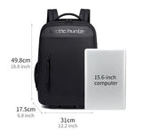 ARCTIC HUNTER τσάντα ταξιδίου LG1500165 με θήκη laptop 15.6", τροχήλατη, 27L, μαύρη