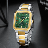 Curren C8457 Green Gold Ρολόι με Πράσινο Καντράν και Χρυσό Μπρασελέ