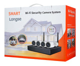 LONGSE NVR καταγραφικό με 4 κάμερες LW5MC84B1, WiFi, 5MP, 8 κανάλια