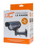 LTC ψεύτικη κάμερα CCTV LXKAM08 με LED, μαύρη