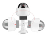 Ψεύτικη κάμερα CCTV LXKAM15 με LED, ηλιακή, λευκή
