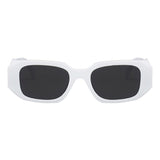 Γυαλιά Ηλίου Γυναικεία Cara. Polarized White με Μαύρο Φακό και Σκελετό