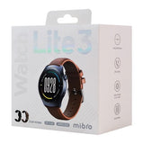 MIBRO smartwatch Lite 3 με 2x λουράκια, heart rate, 1.3" AMOLED, 2 ATM, γκρι/καφέ