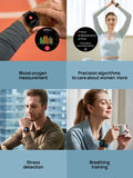 MIBRO smartwatch Lite 3 Pro με 2x λουράκια, heart rate, 1.32" AMOLED, GPS, 5 ATM, γκρι/καφέ