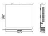 UNIARCH NVR καταγραφικό NVR-110E2, H.265/H.264, 8MP, 10 κανάλια