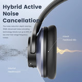 ONEODIO headphones A10, ενσύρματα & ασύρματα, Hi-Res ANC, 40mm, μαύρο