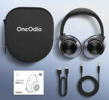 ONEODIO headphones A10, ενσύρματα & ασύρματα, Hi-Res ANC, 40mm, μαύρο