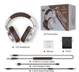 ONEODIO headphones Fusion A70, ενσύρματα/ασύρματα, Hi-Res, 40mm, ασημί