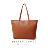 Γυναικεία Τσάντα Ώμου Shopper Pierre Loues 914-62 καφέ