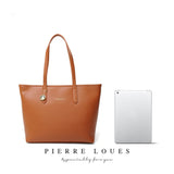 Γυναικεία Τσάντα Ώμου Shopper Pierre Loues 914-62 καφέ