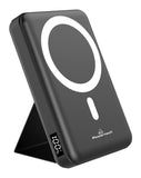 POWERTECH power bank PT-1136, 10000mAh, magnetic wireless, 22.5W, μαύρο