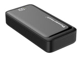 POWERTECH power bank PT-1327 με οθόνη, 20000mAh, 22.5W, μαύρο