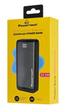 POWERTECH power bank PT-1327 με οθόνη, 20000mAh, 22.5W, μαύρο