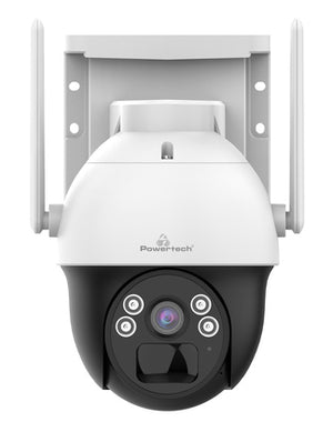 POWERTECH smart ηλιακή κάμερα PT-1341, 4MP, WiFi, PTZ, SD, IP66