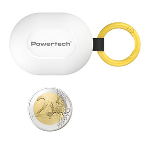 POWERTECH earphones με θήκη φόρτισης PT-1393, True Wireless, 6mm, 25/230mAh, λευκά