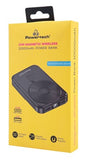 POWERTECH power bank με οθόνη PT-1416, 10000mah, magnetic wireless, 22.5W, μαύρο