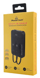 POWERTECH power bank με καλώδια και οθόνη PT-1417 10000mAh, 22.5W, μαύρο