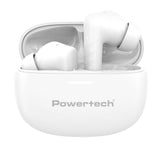 POWERTECH earphones με θήκη φόρτισης PT-1432, True Wireless, 35/300mAh, μαύρα