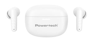 POWERTECH earphones με θήκη φόρτισης PT-1432, True Wireless, 35/300mAh, μαύρα