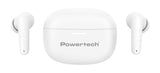 POWERTECH earphones με θήκη φόρτισης PT-1432, True Wireless, 35/300mAh, μαύρα