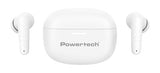 POWERTECH earphones με θήκη φόρτισης PT-1432, True Wireless, 35/300mAh, μαύρα