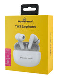 POWERTECH earphones με θήκη φόρτισης PT-1432, True Wireless, 35/300mAh, μαύρα
