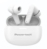 POWERTECH earphones με θήκη φόρτισης PT-1432, True Wireless, 35/300mAh, μαύρα