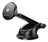 POWERTECH ασύρματος φορτιστής & βάση smartphone αυτοκινήτου PT-1492, Qi2, 15W, μαύρος