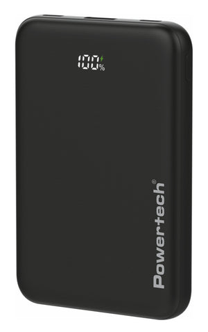 POWERTECH power bank PT-1502 με οθόνη, 10000mAh, 22.5W, μαύρο