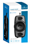 POWERTECH φορητό ηχείο PT-987, 10W RMS, TWS, 2000mAh, μαύρο