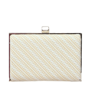 Τσάντα φάκελος clutch -21889 - Ασημί