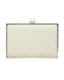 Τσάντα φάκελος clutch -21889 - Ασημί