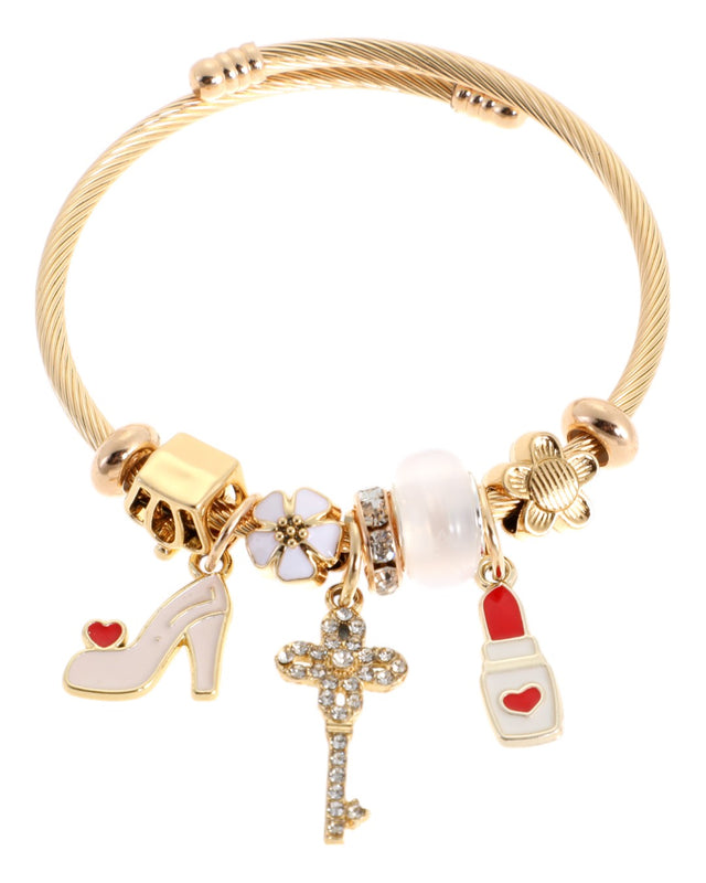 Βραχιόλι γοβάκι QW-8102-15 - Χρυσό