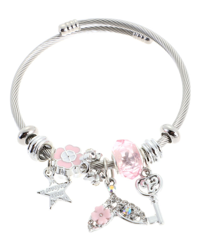 Βραχιόλι γοργονοουρά QW-8105-15 - Ρόζ