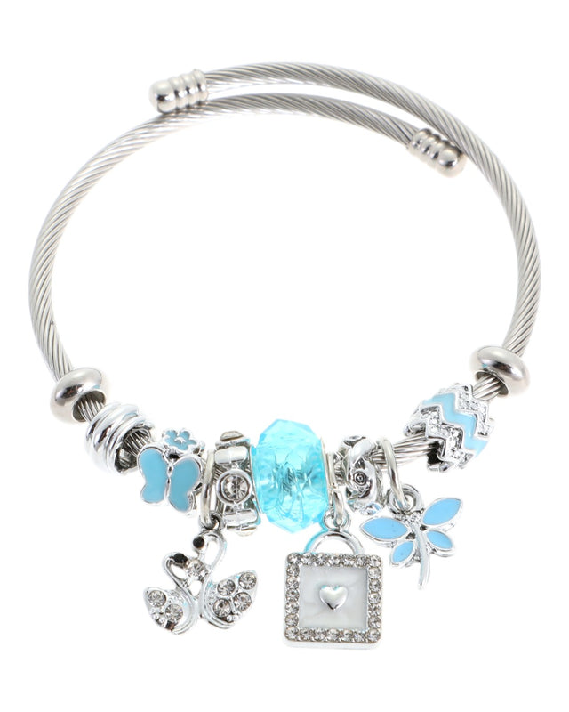 Βραχιόλι κλειδαριά QW-8106-15 - Γαλάζιο