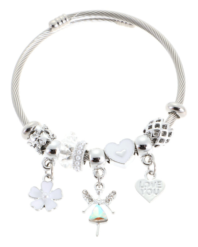 Βραχιόλι άγγελος QW-8108-15 - Ασημί