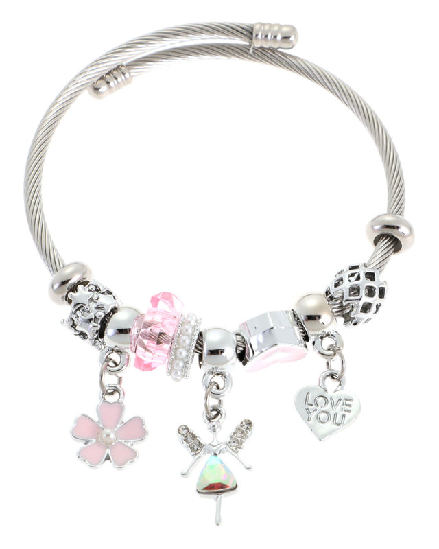 Βραχιόλι άγγελος QW-8108-15 - Ρόζ