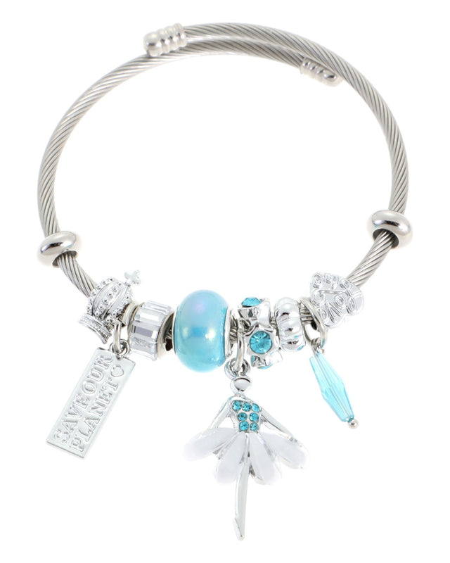 Βραχιόλι μπαλαρίνα QW-8110-15 - Γαλάζιο