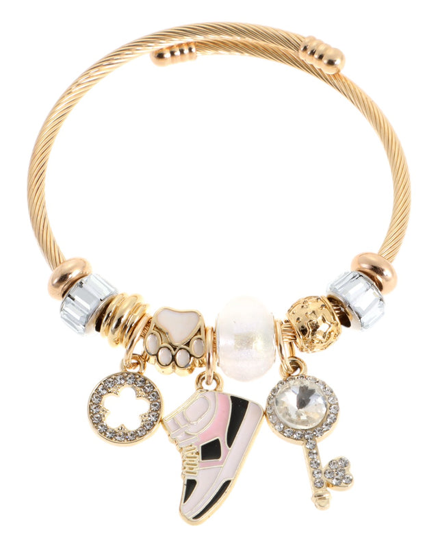 Βραχιόλι παπουτσάκι QW-8112-15 - Ασπρο