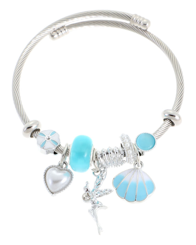 Βραχιόλι με νεράϊδα QW-8118-15 - Γαλάζιο