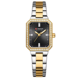 C9102 Gold Black Curren Γυναικείο Ρολόι με Μεταλλικό Μπρασελέ