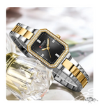 C9102 Gold Black Curren Γυναικείο Ρολόι με Μεταλλικό Μπρασελέ