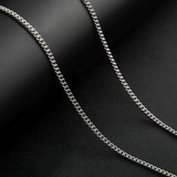 Ατσάλινη Αλυσίδα Λαιμού CH48 Silver